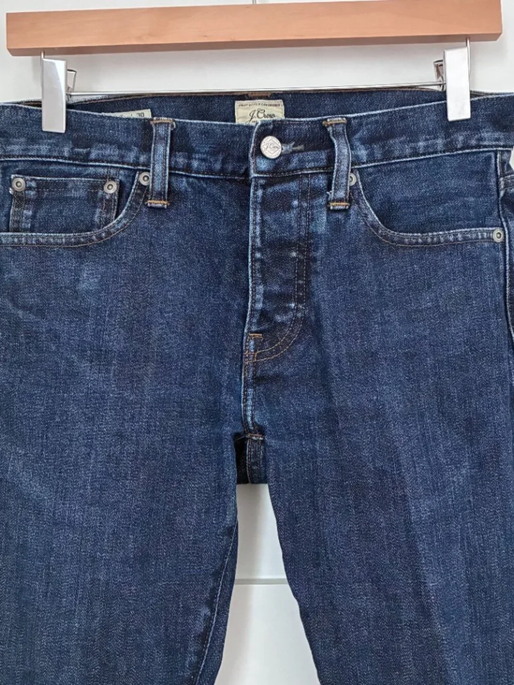 J. Crew Japanese Selvedge Denim Jeans 28x28 Slim 484 Mens